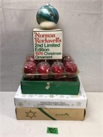Various Vintage Christmas Tree Ornaments