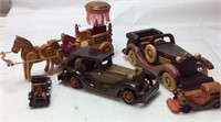 VINTAGE WOODEN CARS