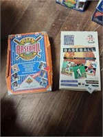 2 boxes baseball cards