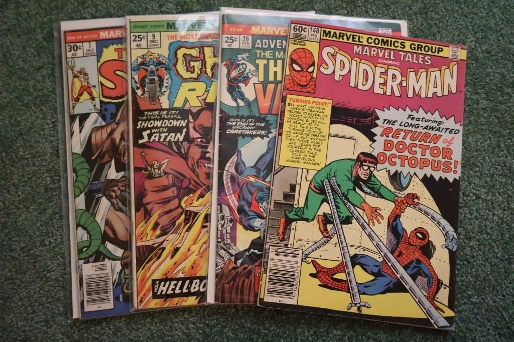 4pc Vntg Marvel Comics