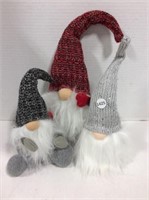 3 Cloth Gnome Decorations