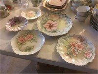 5 Handpainted Decorative Plates