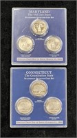 Maryland & Connecticut Statehood Quarter Sets