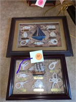 KNOTS IN DISPLAY BOXES