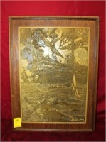 Signed Master Lithograph of Ships by