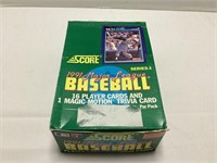 1991 Score Baseball Hobby Box with 26 Packs