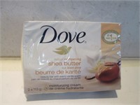 PACK OF 2 DOVE SHEA BUTTER BAR SOAP