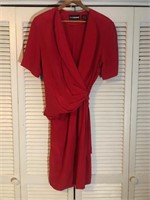 VINTAGE DIANE GILMAN SILK DRESS SIZE