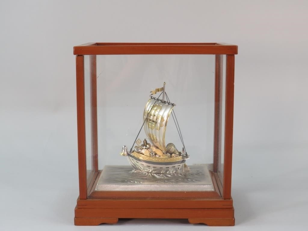 Sterling Silver 985 Treasure Ship By Seki Takehiko