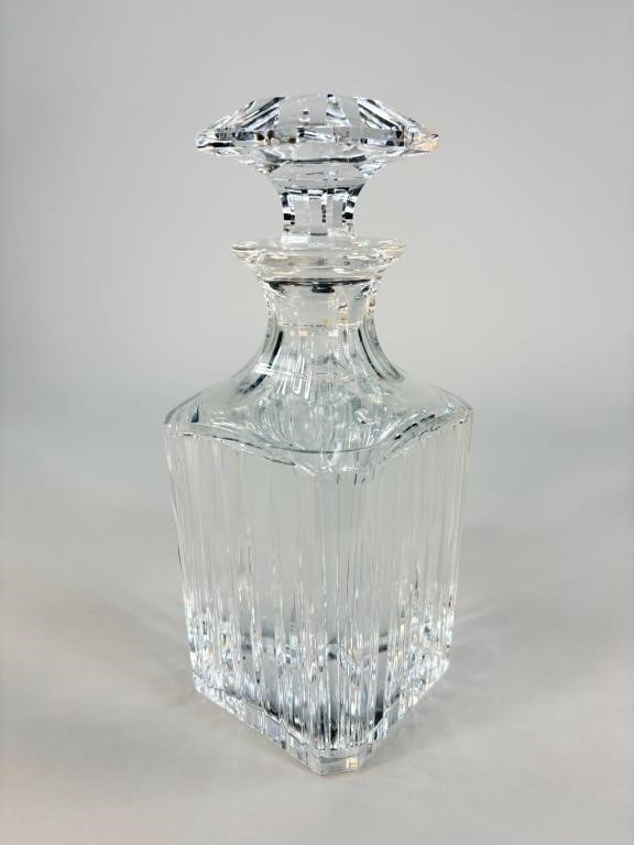 Baccarat Harmonie Square Whiskey Decanter