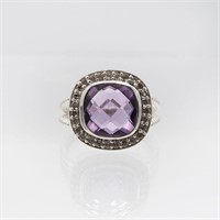 Beautiful Natural 4.8ct Amethyst Ring