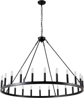 Wagon Wheel Lighting Round Chandelier for Dining R