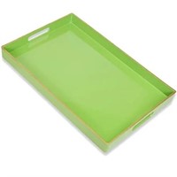 Leemxiiny Lime Green Decorative Coffee Table Tray