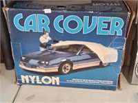 vtg 1988 nylon car cover with box size large
