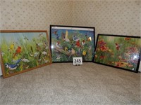 3 Bird Themed Framed Puzzles