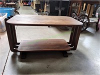 Wood 2-Tier Coffee Table