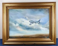 Oil Painting "Jet Fighter" by Jacqueline N. Pratt