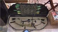 Bear Black mag  compound bow with arrows in other