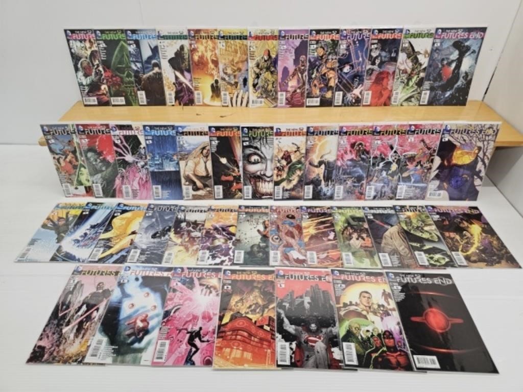 DC THE NEW 52 FUTURES END COMICS-NEAR FULL RUN