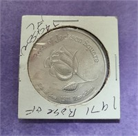 1971 Rose Of Jackson Square Coin