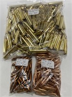 300 Win Mag Brass & 30 Cal Mixed Grain Bullets