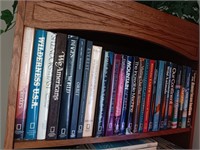All national geographic hardback books on shelf