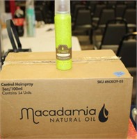 CASE OF MACADAMIA NATURAL OIL "CONTROL" HAIRSPRAY