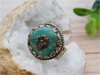 TURQUOISE RING ROCK STONE LAPIDARY SPECIMEN