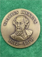 MEDALION - BRONZE - CHARLES DICKINS