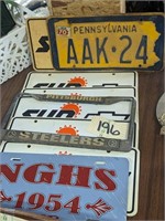 Lot of License Plates