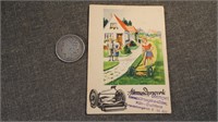 Rare German Alexanderwerk Lawnmower Ad Postcard