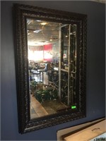 XL Gold Fleck Mirror with Heavy Ornate Frame