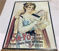 Tin sign 12X16