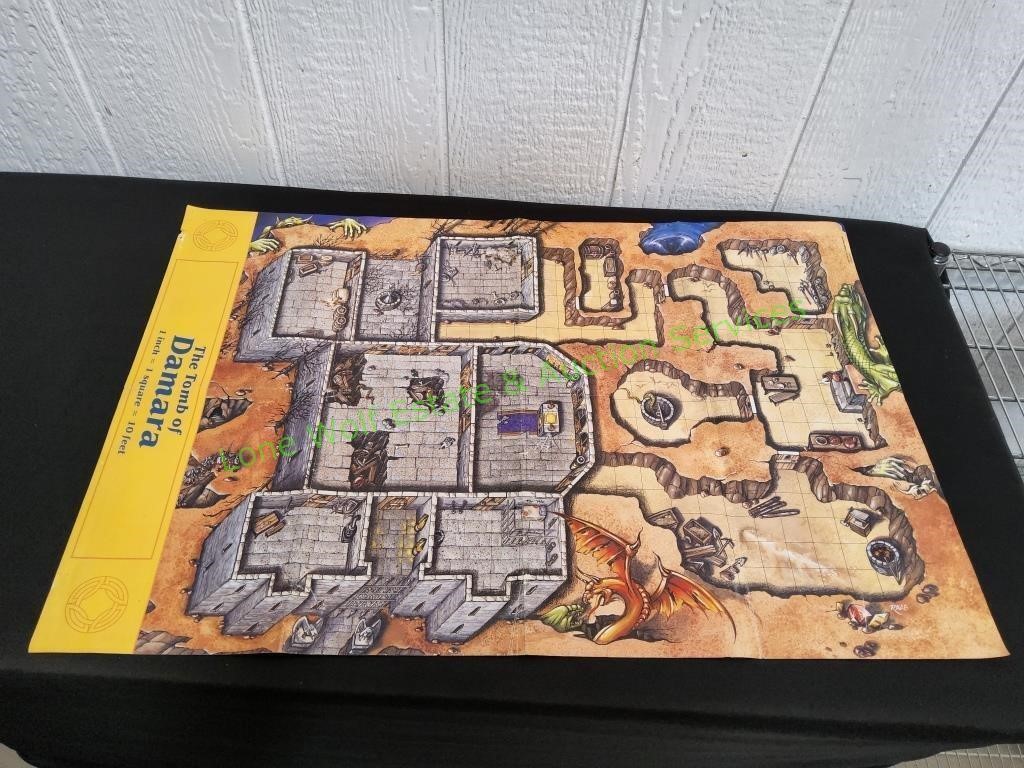 Forgotten Realms Advanced AD&D Game Map