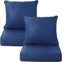 Barydat 2 Sets Outdoor Seat Cushion Set 24x24