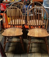 (4) Windsor Style Dining Chairs