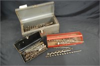 Toolbox of Various Auger Drill Bits