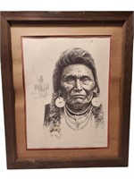 Chief Joseph Robert Katona w/ COA 381/925   UNO