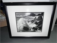 (3) B&W FRAMED PHOTOGRAPHIC WALL ART PIECES