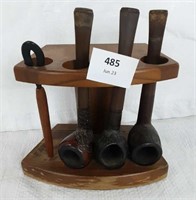 PIPE HOLDER WITH 3 PIPES