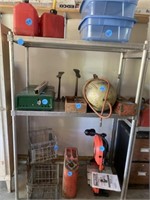 INDUSTRIAL TYPE SHELVING UNIT
