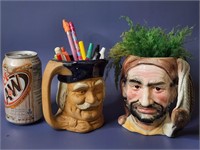 Vintage Coffee Mug Heads