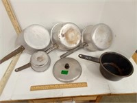 Assorted Mirro, Walker Ware & Other Cookware Pots