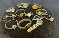 Watches - lot of 12 ladies watches in various