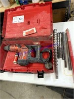 Hilti TE55 Hammer/Chipping Drill & Assorted Bits