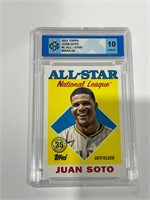 2023 Juan Soto EGC 10 Graded Card