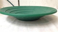 13" Green gold pan plastic
