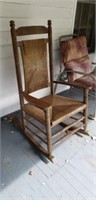 Vintage Weaved Rocking Chair