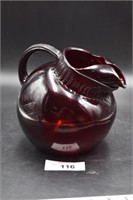 Ruby Red Pitcher