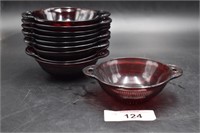 10 - Ruby Red Bowls
